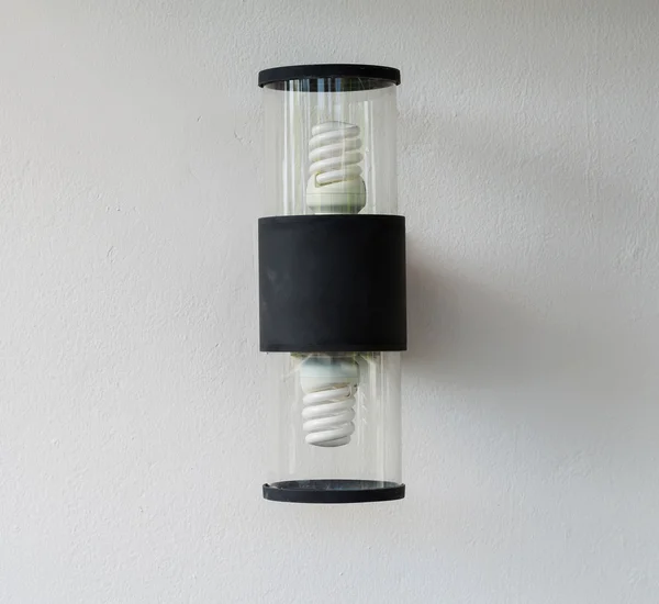 Lamp op de muur — Stockfoto