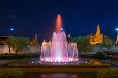 Grand palace arka plan twilight saat Bangkok ile Sular İdaresi