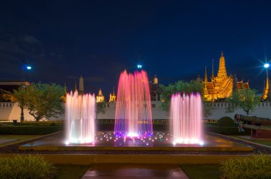 Grand palace arka plan twilight saat Bangkok ile Sular İdaresi