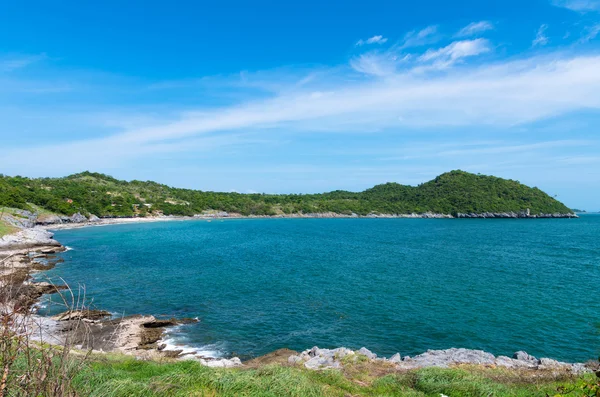 Blick von oben auf die Inseln Si Chang, Chonburi, Thailand — Stockfoto