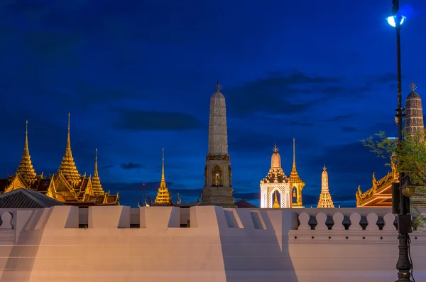 Bliska grand palace lub świątyni Wat Phra Kaew Tajlandii w ban — Zdjęcie stockowe