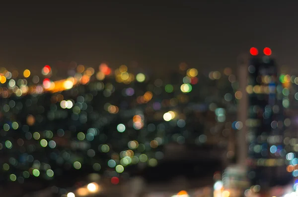 都市の背景、青の写真bokeh — ストック写真