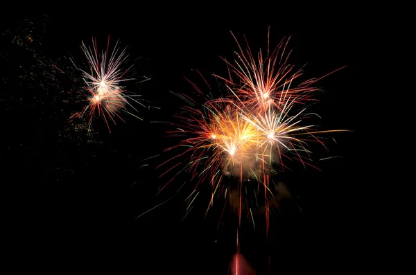 Fuochi d'artificio multicolore — Foto Stock