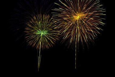 çok renkli havai fişek