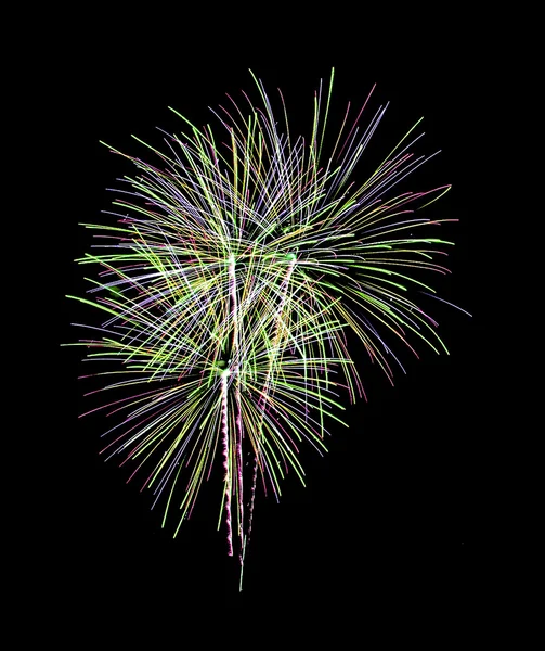 Fogos de artifício multicoloridos — Fotografia de Stock