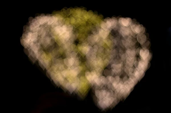 Corazón fondo bokeh, Concepto de amor —  Fotos de Stock