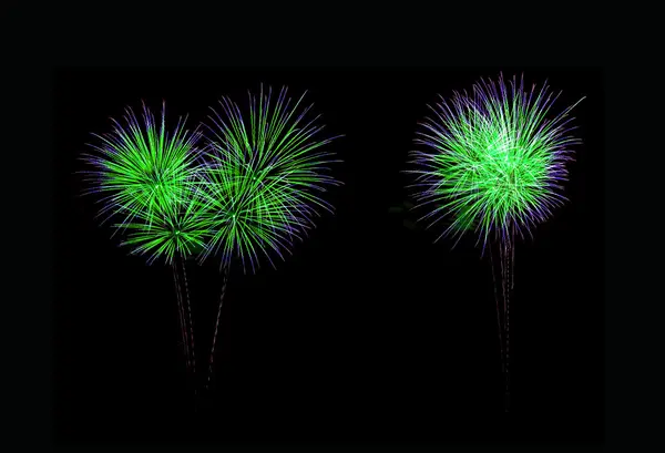 Fuochi d'artificio multicolore — Foto Stock