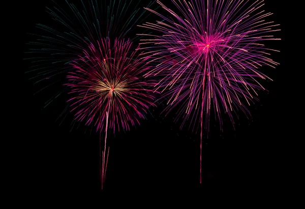 Fuochi d'artificio multicolore — Foto Stock