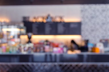 kahve mağaza bokeh ile arka plan bulanıklık