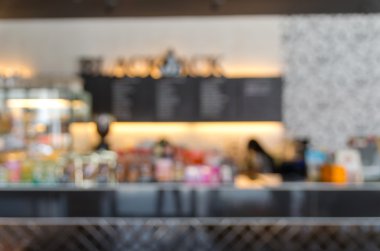 kahve mağaza bokeh ile arka plan bulanıklık