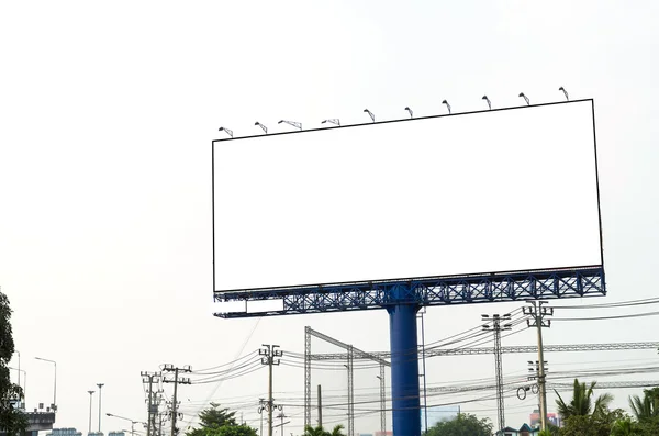 Outdoor em branco para novo anúncio — Fotografia de Stock