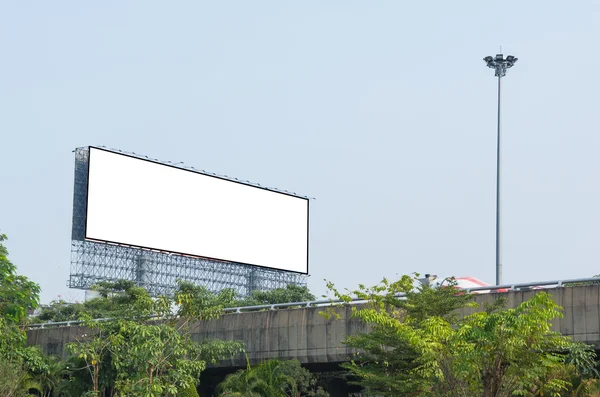 Blank billboard for new advertisement — Stock Photo, Image