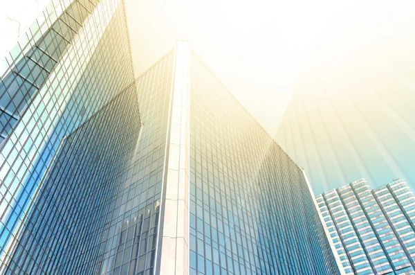 Modern business building glass of skyscrapers, Business concept — Stock Photo, Image