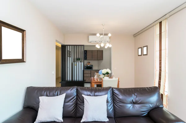 Luxusní interiér obývací pokoj — Stock fotografie