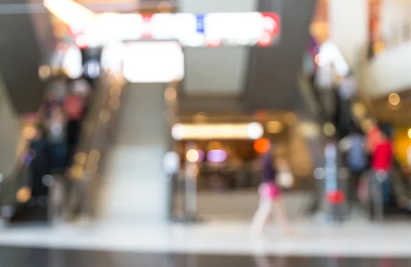 Magasin et escalator flou avec fond bokeh — Photo