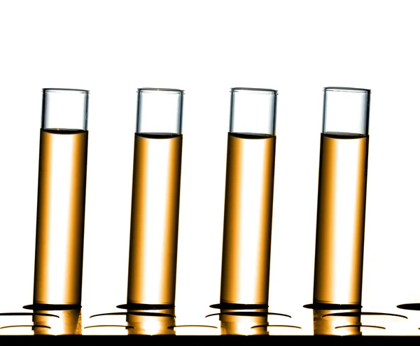 Pesquisa de laboratório de ciência, tubos de ensaio — Fotografia de Stock