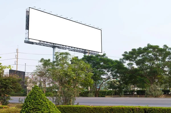 Leeg reclamebord voor nieuwe advertentie — Stockfoto