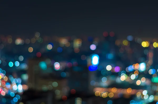 Cityscape background, Blurred Photo bokeh — Stock Photo, Image