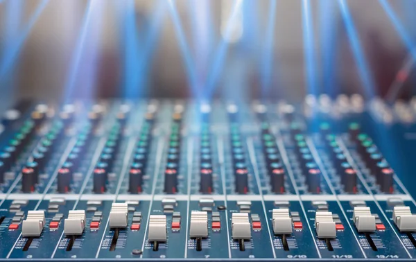 Audio mixer, music equipment — Stock Photo, Image