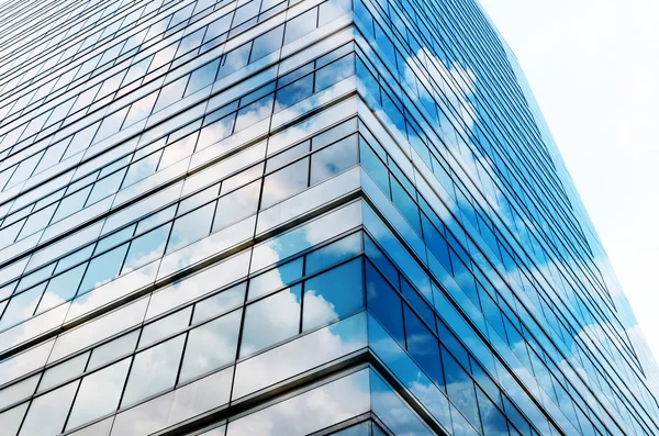 Closeup glass of Modern business building skyscrapers, Entreprise — Photo