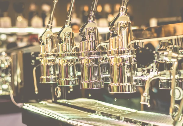 Espresso hot coffee machine — Stock Photo, Image