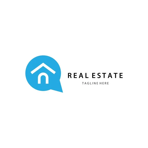 Real Estate Logo Icon Design — Stock Vector