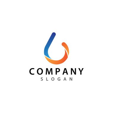 Logo şablon vektör ikonu tasarımını bırak