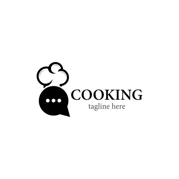 Projeto Modelo Vetor Logotipo Cozinha —  Vetores de Stock