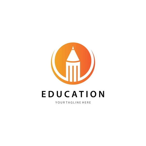 Bildung Logo Vorlage Vektor Icon Design — Stockvektor