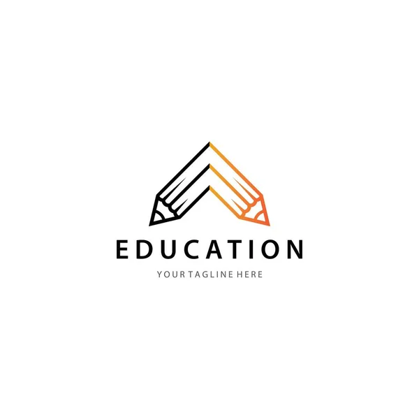 Onderwijs Logo Vector Pictogram Sjabloonontwerp — Stockvector