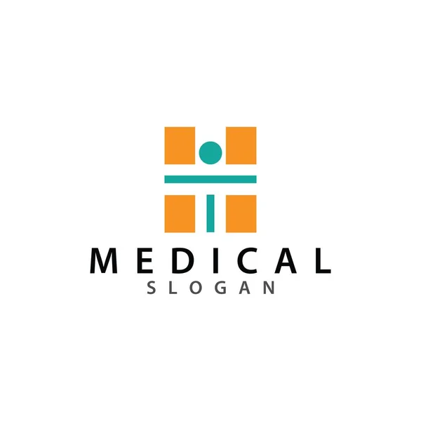 Design Icone Vettoriali Modello Logo Croce Medica — Vettoriale Stock