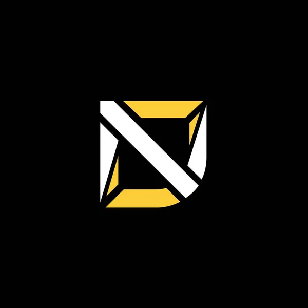 Brief Logo Geschäftsvorlage Vektorsymbol — Stockvektor