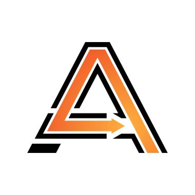 Bir Harf Logosu İş Şablonu Vektör simgesi