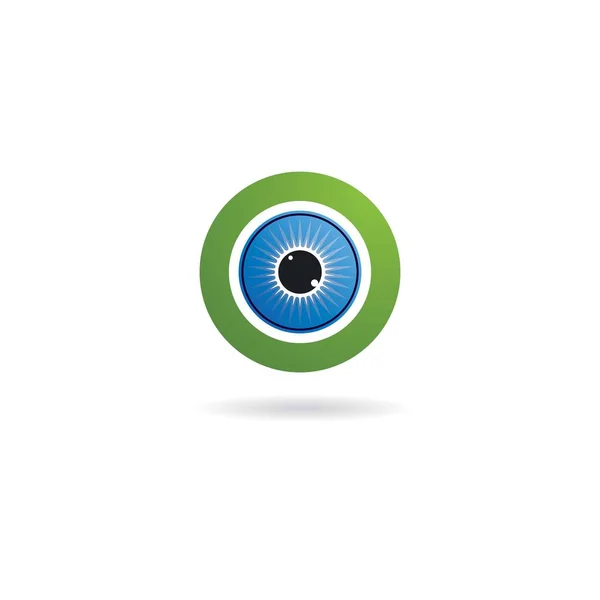 Дизайн Векторної Піктограми Логотипом Догляду Очима — стоковий вектор