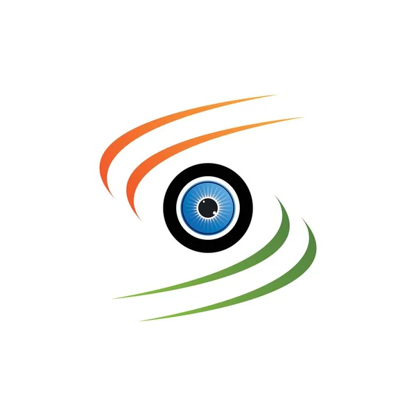 Дизайн Векторної Піктограми Логотипом Догляду Очима — стоковий вектор