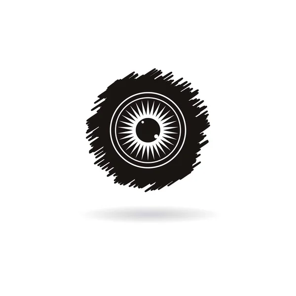 Pielęgnacja Oczu Logo Szablon Wektor Ikona Projekt — Wektor stockowy