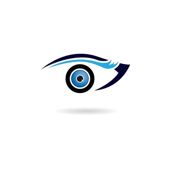 Pielęgnacja Oczu Logo Szablon Wektor Ikona Projekt — Wektor stockowy