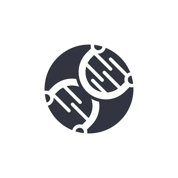 Dna Logo Template Vector Icon Design — Stock Vector