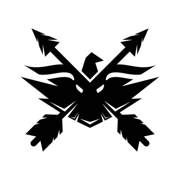 Adler Logo Vorlage Vektor Icon Design — Stockvektor