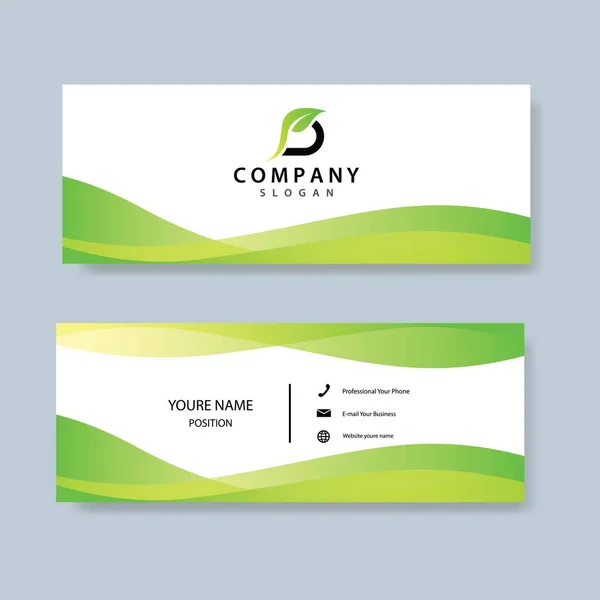 Business Name Card Template Design — Stock Vector