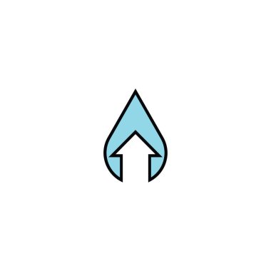 Logo şablon vektör ikonu tasarımını bırak