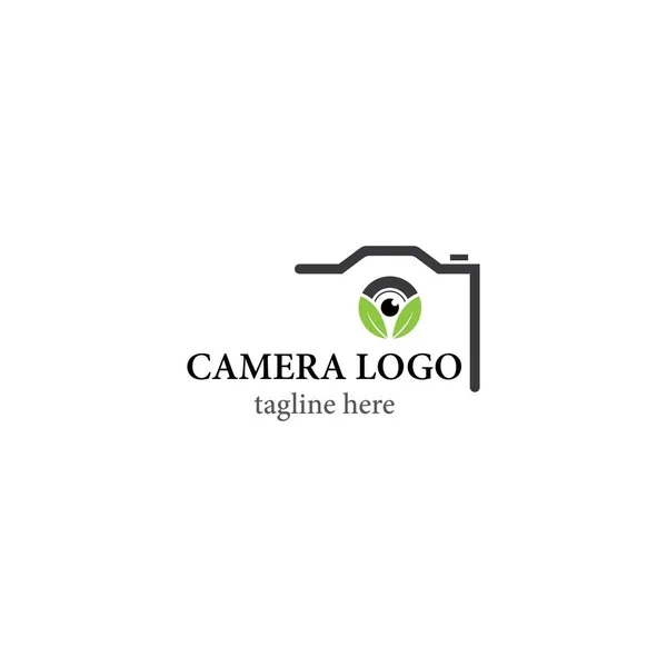 Camera Pictogram Vector Logo Ontwerp — Stockvector