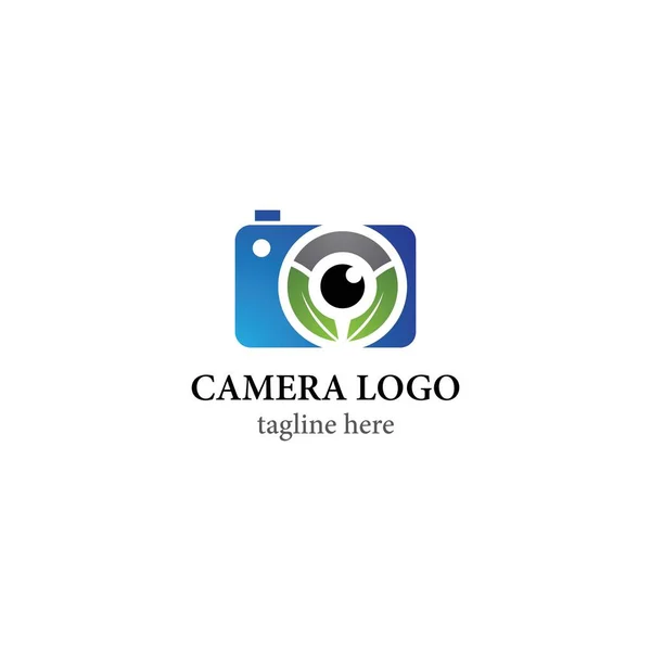 Icono Cámara Vector Logo Design — Vector de stock