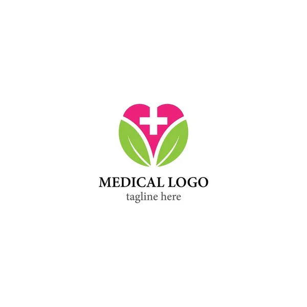 Medizinisches Kreuz Logo Vorlage Vektor Icon Design — Stockvektor