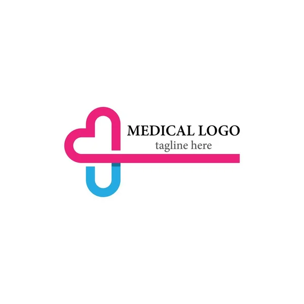 Modèle Logo Croix Médicale Vectoriel Icône Design — Image vectorielle