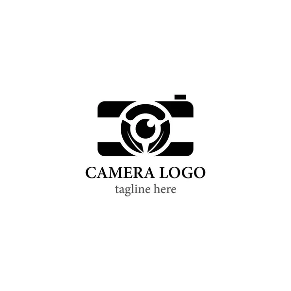 Camera Pictogram Vector Logo Ontwerp — Stockvector