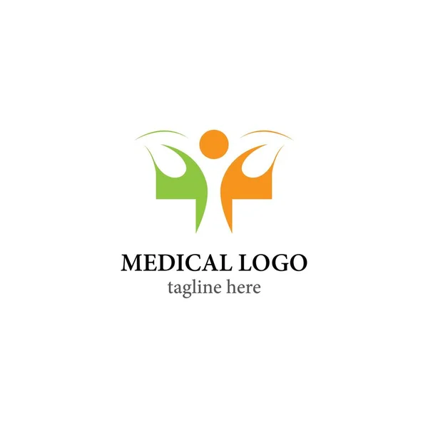 Medical Cross Logo Template Vector Icon Design — Stock Vector