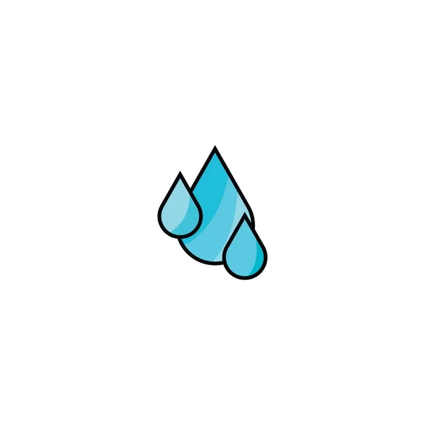 Gota Logo Plantilla Vector Icono Diseño — Archivo Imágenes Vectoriales