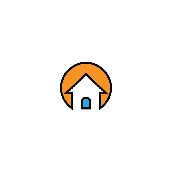 Design Des Immobilien Logos — Stockvektor