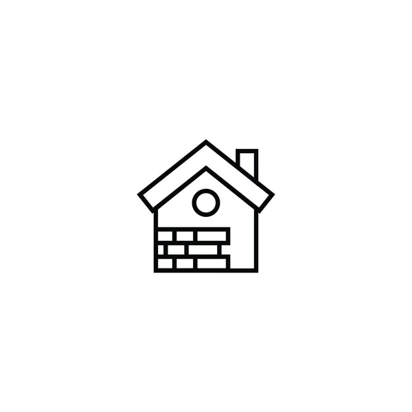 Real Estate Logo Ikon Design — Stock vektor